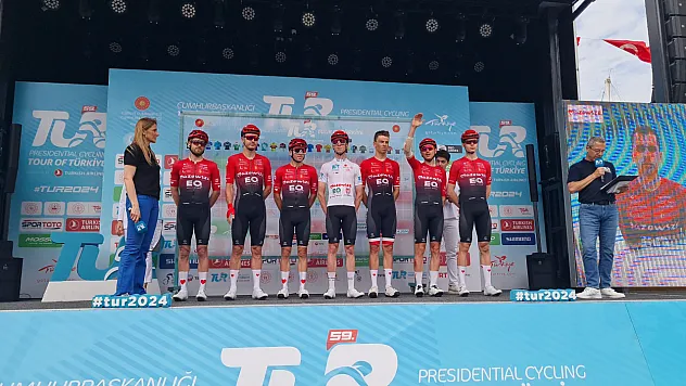 59. Cumhurbaşkanlığı Türkiye Bisiklet Turu'nda 177 kilometrelik Bodrum - Kuşadası etabı başladı