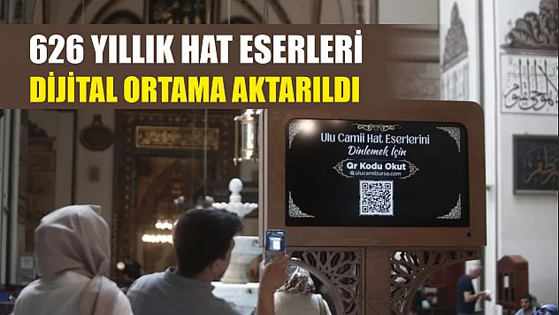626 yıllık hat eserleri dijital ortama aktarıldı