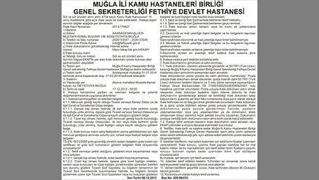 MUĞLA İLİ KAMU HASTANELERİ BİRLİĞİ