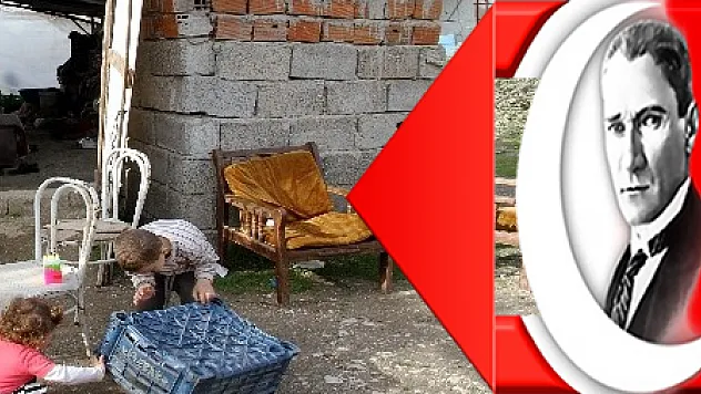 Derme çatma evde yaşam mücadelesi