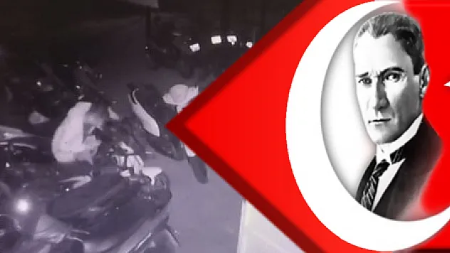 Hırsızlık anı güvenlik kamerasında