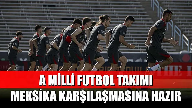 A Milli Futbol Takımı, Meksika karşılaşmasına hazır