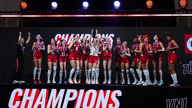 A Milli Kadın Voleybol Takımı, Milletler Ligi'nde şampiyon oldu