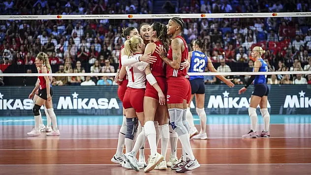 A Milli Kadın Voleybol Takımı, yarın çeyrek finalde Almanya ile karşılaşacak