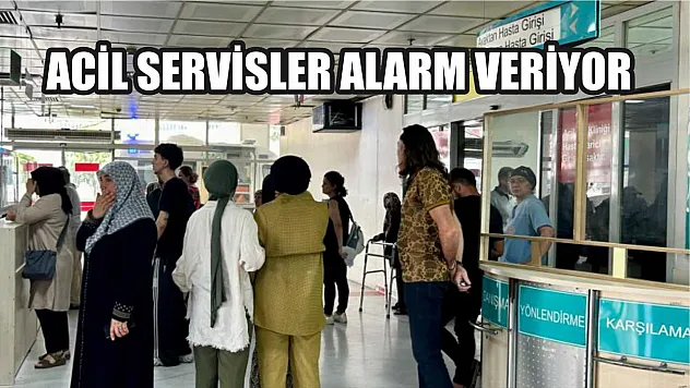 Acil servisler alarm veriyor