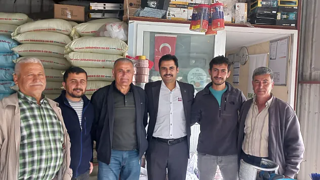 Aday adayı Yıldırım'dan esnaf ziyaretleri
