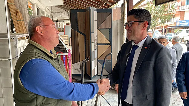 Aday Kökten, Esnaf Ziyaretlerini Sürdürüyor