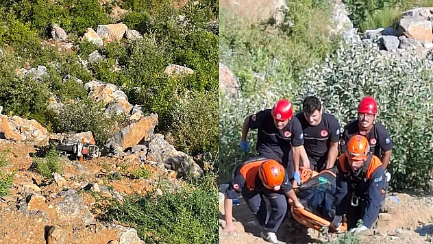 Alanya'da motosiklet uçuruma yuvarlandı: 1 ölü, 1 yaralı