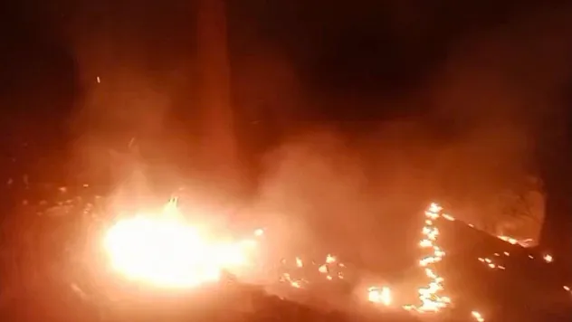 Alanya'da ormanlık alan yangınında 2 dönüm alan zarar gördü