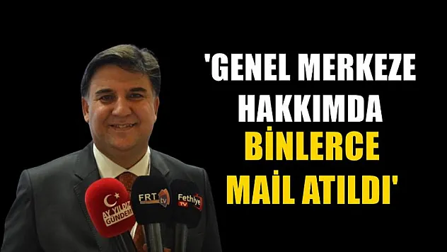 Alim Karaca, 'Genel Merkeze Hakkımda Binlerce Mail Atıldı'