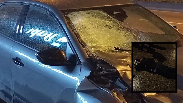 Alkollü sürücü çarptığı yayayı bırakıp kaçtı