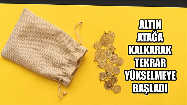 Altın atağa kalkarak tekrar yükselmeye başladı