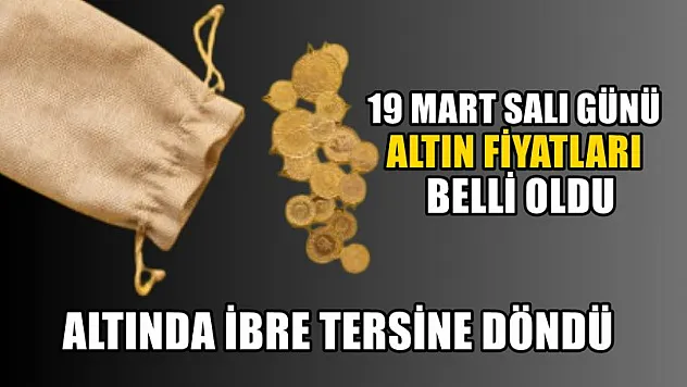 Altında ibre tersine döndü
