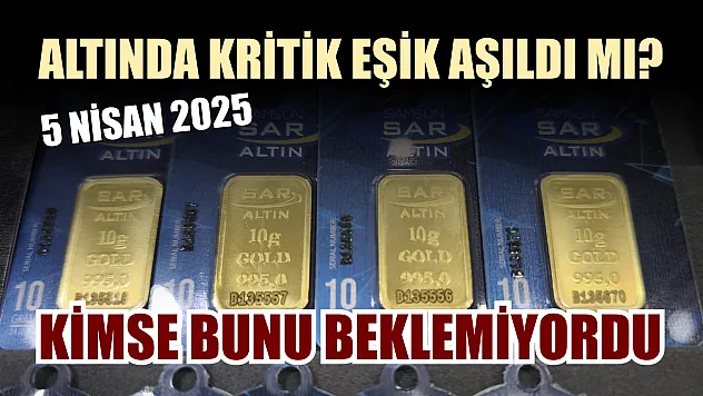 Altında kritik eşik aşıldı mı? Kimse bunu beklemiyordu