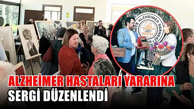 Alzheimer hastaları yararına sergi düzenlendi