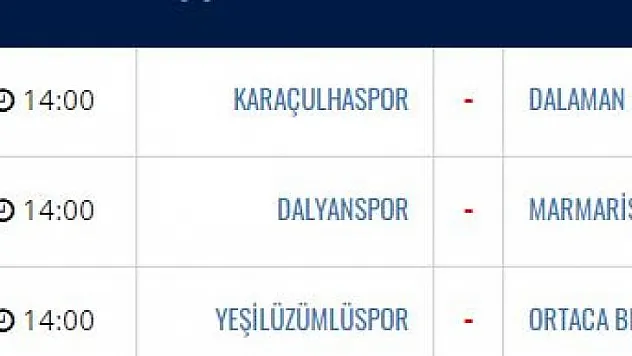 AMATÖR KÜMEDE İKİNCİ YARI HEYECANI BAŞLIYOR