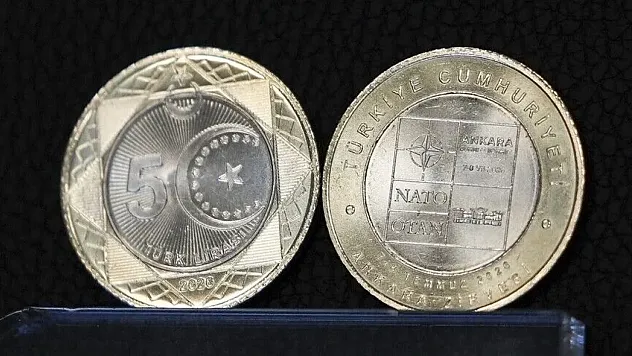 Ankara'daki NATO Zirvesi anısına tedavülde kullanılacak özel 5 lira basıldı