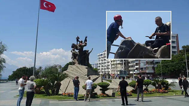 Antalya'da Elinde Benzin Bidonuyla Herkesi Ayağa Kaldırdı