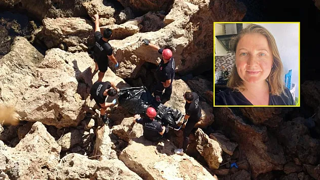 Antalya'da kayıp olarak aranan kadının cansız bedeni 35 metrelik falezlerin dibinde bulundu