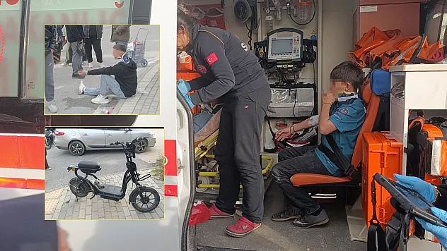 Antalya'da motosiklet ile elektrikli bisiklet çarpıştı: 3'ü çocuk 4 yaralı