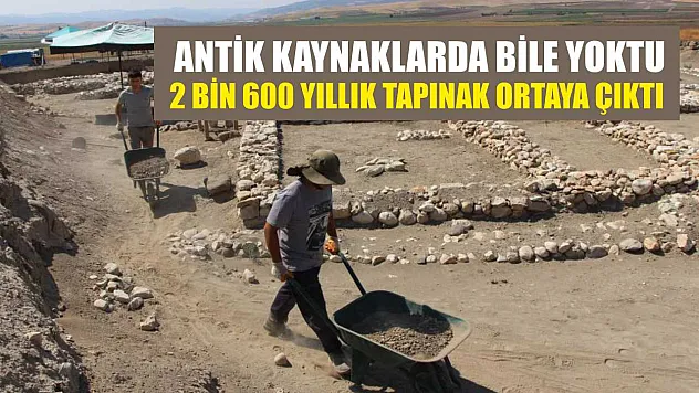 Antik Kaynaklarda Bile Yoktu: 2 Bin 600 Yıllık Tapınak Ortaya Çıktı