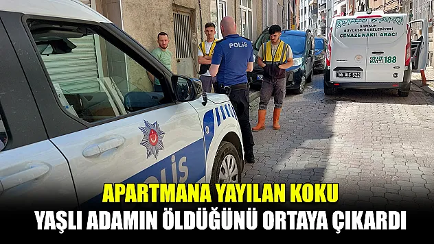 Apartmana yayılan koku yaşlı adamın öldüğünü ortaya çıkardı