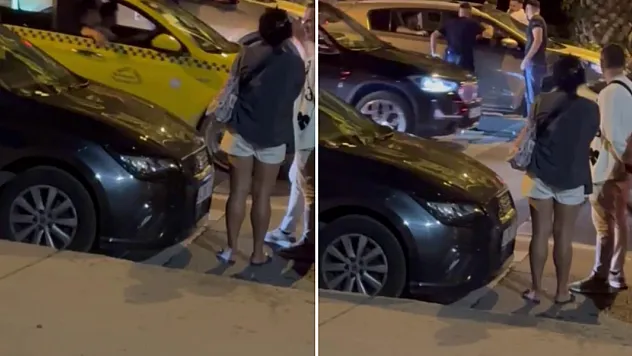 Aracın önünü kesip darp ettiler