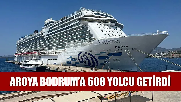 Aroya Bodrum'a 608 yolcu getirdi