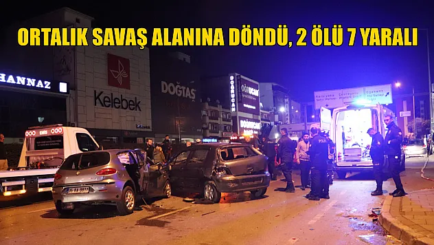 Art arda kazalar sonrası ortalık savaş alanına döndü, 2 kişi can verdi 7 kişi yaralandı