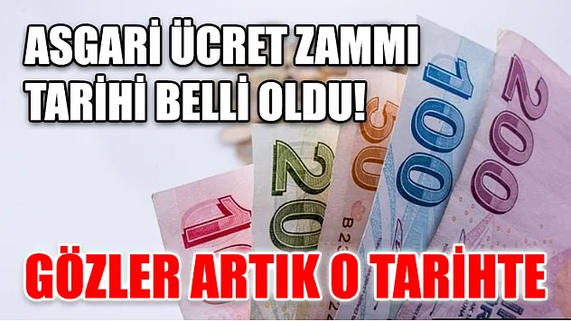 Asgari ücret zammı tarihi belli oldu! Gözler artık o tarihte