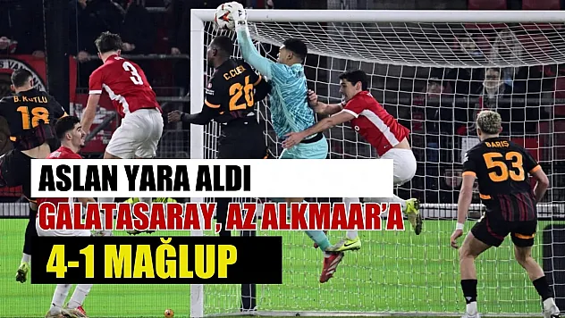 Aslan Yara Aldı: Galatasaray, AZ Alkmaar'a 4-1 Mağlup