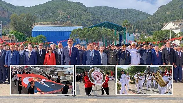Atatürk'ün gençliğe emaneti 19 Mayıs, Fethiye'de gururla kutlanıyor