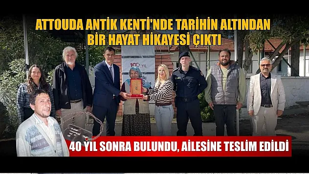Attouda Antik Kenti'nde tarihin altından bir hayat hikayesi çıktı