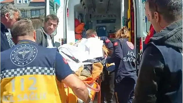 Ayağını tarım aracına kaptıran adam ağır yaralandı