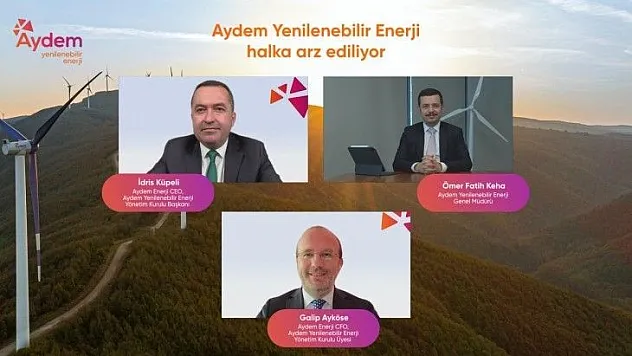 Aydem Yenilenebilir Enerji Son 3 Yılın En Büyük Halka Arzına hazırlanıyor