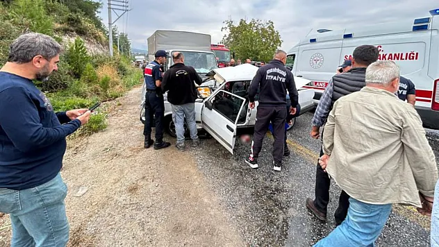 Aydın Bozdoğan'da trafik kazası: 1 ölü, 2 yaralı