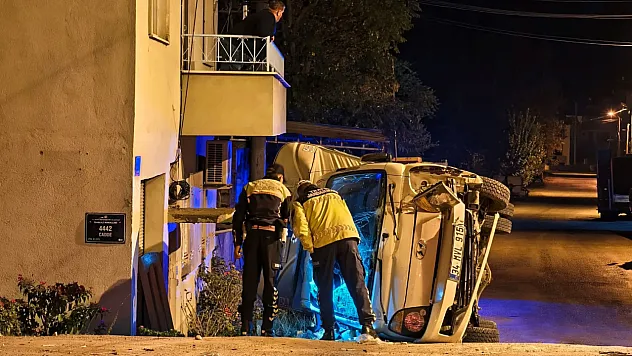 Aydın'da devrilen kamyonetin sürücüsü öldü