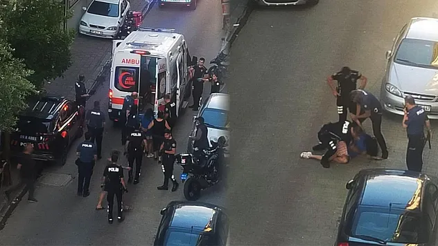 Aydın'da samuray kılıcıyla sokağa çıkan genç kız dehşet saçtı