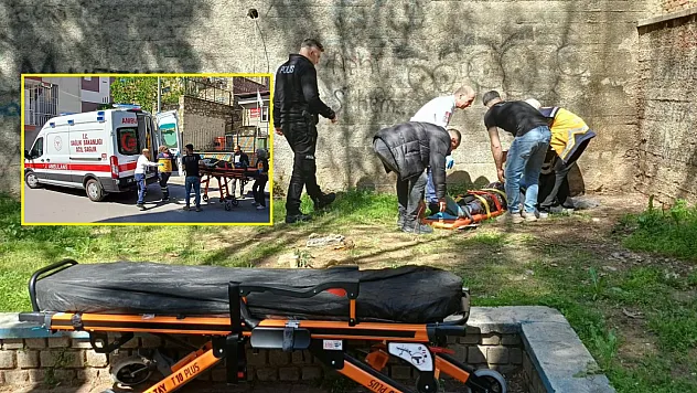 Aydın'da yaşlı kadın 5 metre yükseklikten düştü