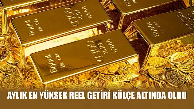 Aylık en yüksek reel getiri külçe altında oldu