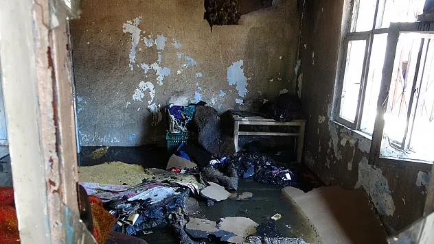 Aynı kişiye ait 2 ayrı evde aynı anlarda çıkan yangında kundaklama şüphesi