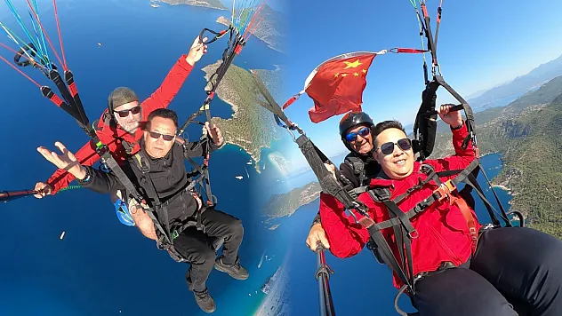 Babadağ'da Çinli Turist Bereketi