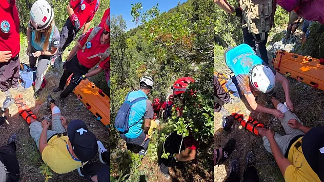 Babadağ'da yamaç paraşütü kazası: 'Pilot ve Rus turist yaralandı'
