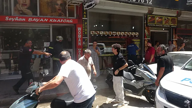 Babanın yaptığı kaynaktan çıkan kıvılcımlar, oğlunun işlettiği bayan kuaföründe yangın çıkardı