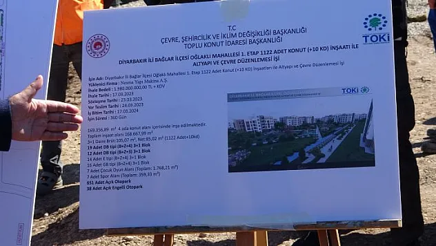 BAKAN BOZDAĞ, KONUTLAR İÇİN TARİH VERDİ