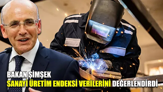 Bakan Şimşek sanayi üretim endeksi verilerini değerlendirdi