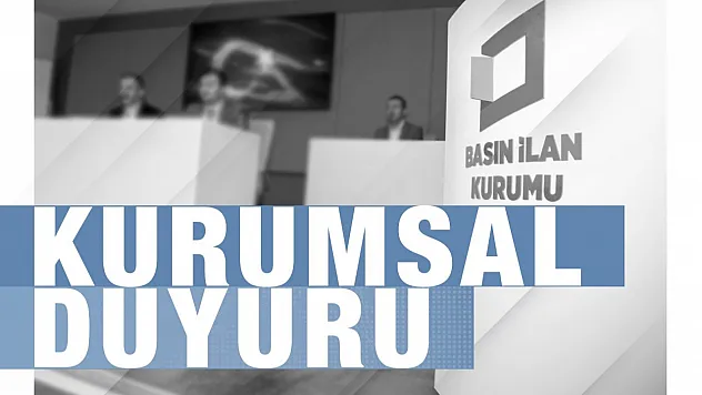 Basın İlan Kurumu Kamuoyu Açıklaması