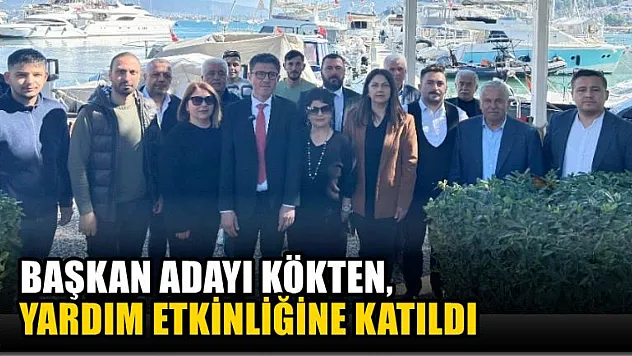 Başkan Adayı Kökten, Yardım Etkinliğine Katıldı