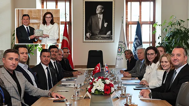Başkan Aras, Birleşik Krallık Büyükelçisi Jennifer Anderson'ı Ağırladı