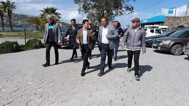 BAŞKAN ARAS, GÜNDOĞAN MAHALLESİ'NDE İNCELEMELERDE BULUNDU